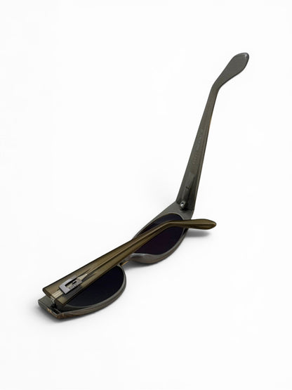 2000s Gucci Green Framed Sunglasses | O/S, Multicoloured