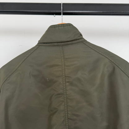 2000s armani jeans technical collared bomber jacket | O/S, Red