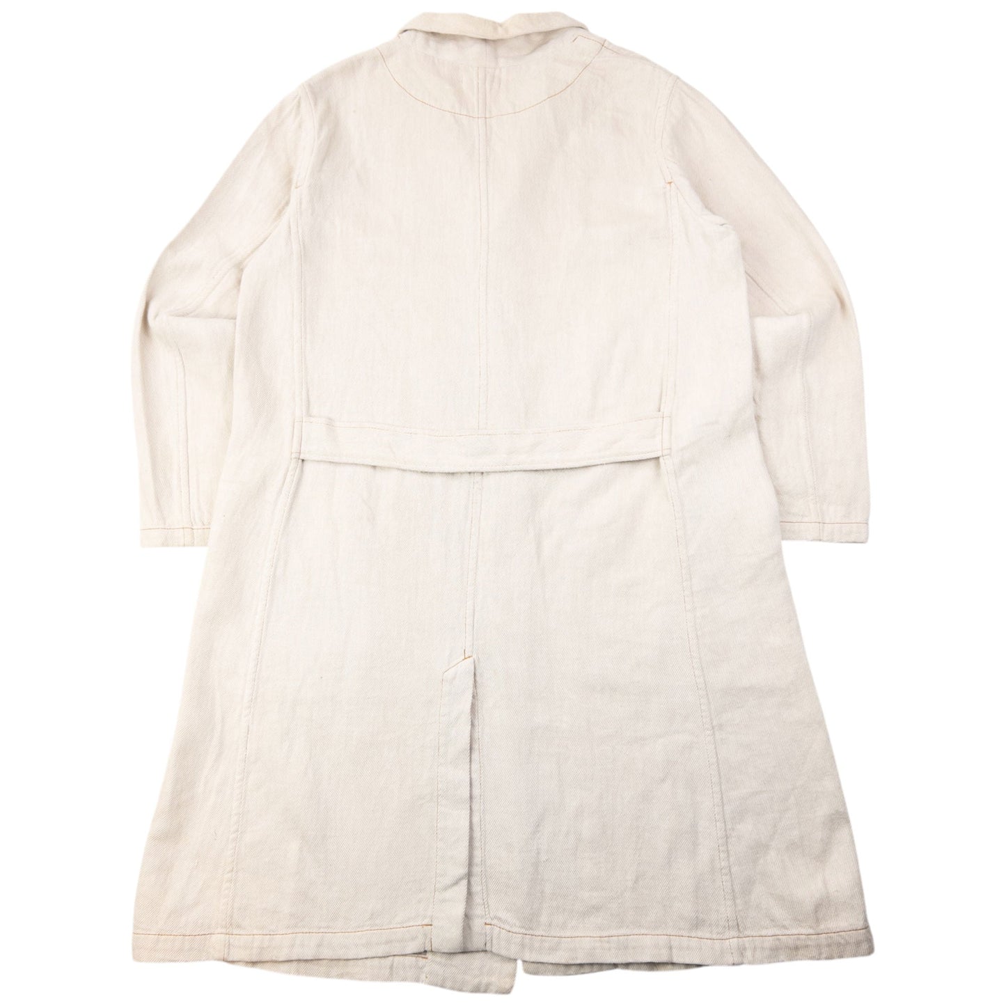 Vintage 90s Plantation By Issey Miyake Longline Jacket Size L | Large, Beige
