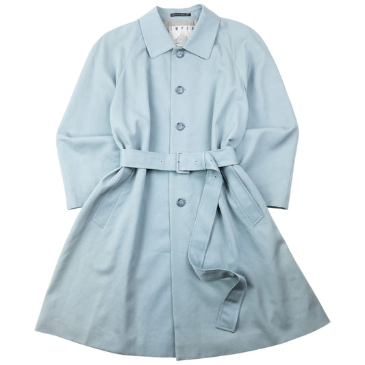 Vintage 80s Yohji Yamamoto Impermeable Belt Waist Trench Jacket Size XL | XL, Blue