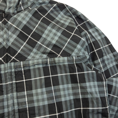 Vintage 2000s Burberry Nova Check Reversible Packable Jacket Size L | Large, Black
