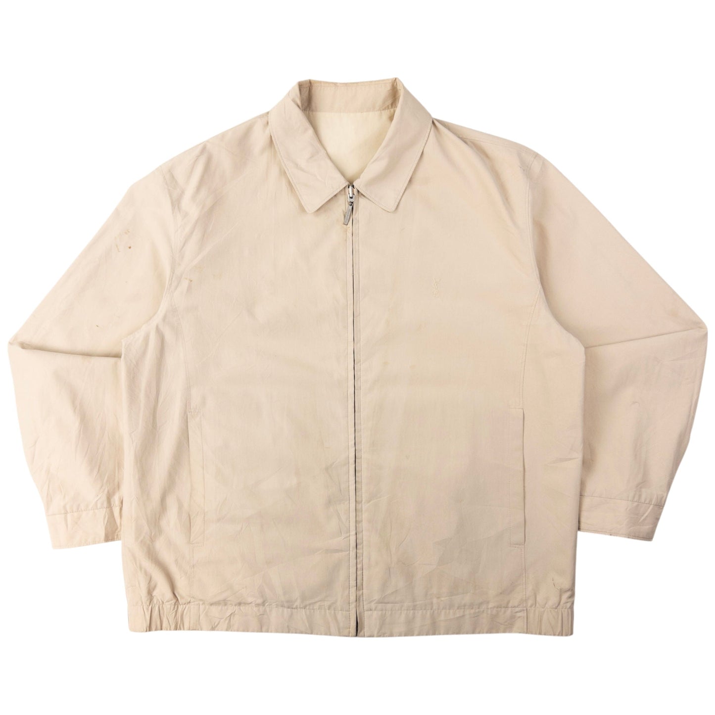 Vintage YSL Yves Saint Laurent Reversible Harrington Jacket Size L