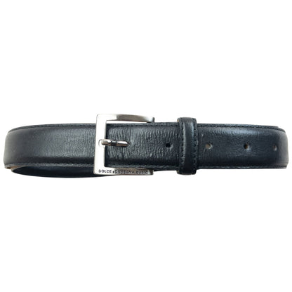 Vintage 2000s Dolce & Gabbana Leather Belt Size XL | O/S, Black