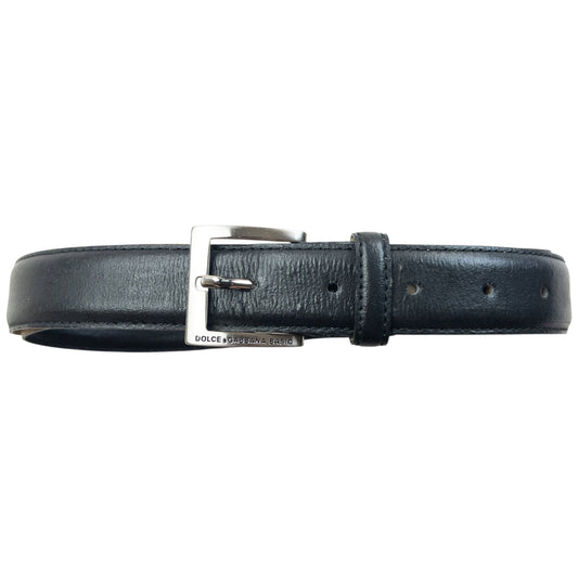 Vintage 2000s Dolce & Gabbana Leather Belt Size XL | O/S, Black