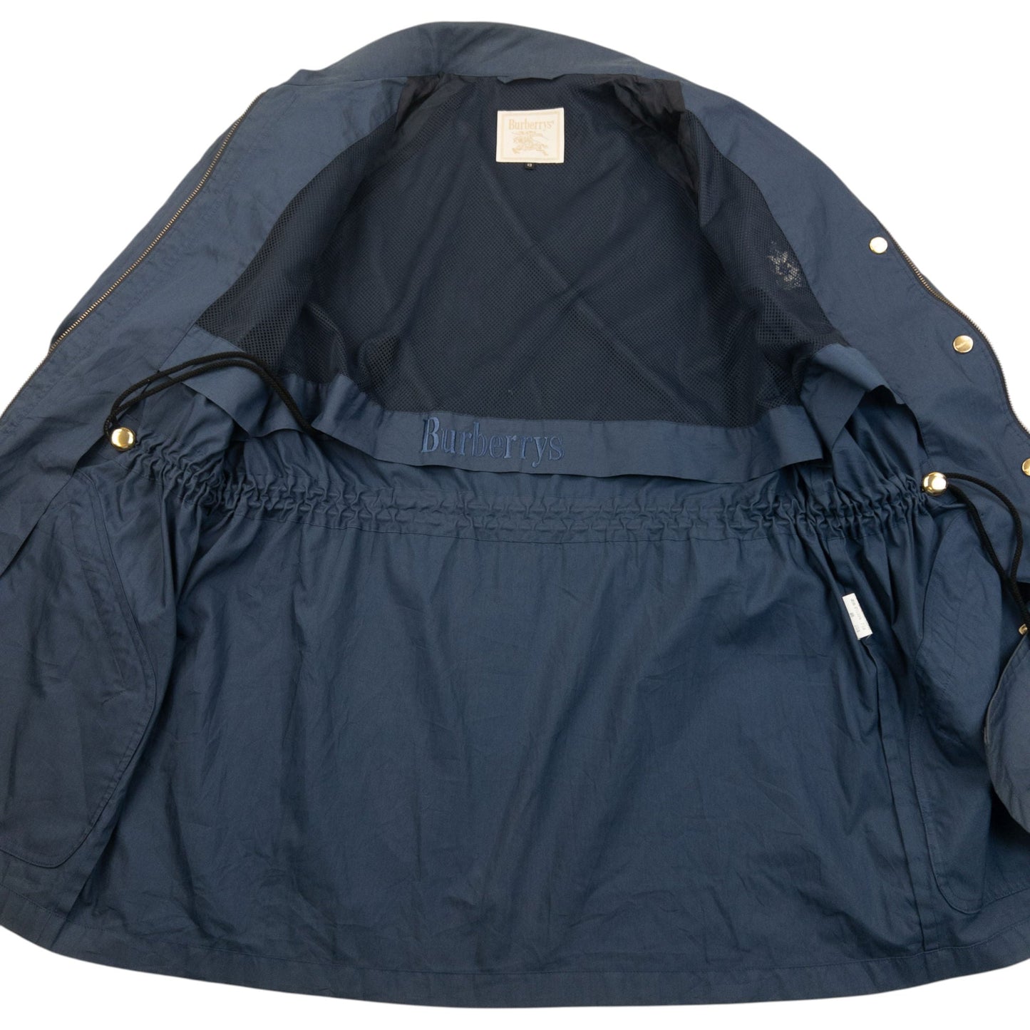 Vintage 90s Burberry Zip Up Jacket Size M | Medium, Blue