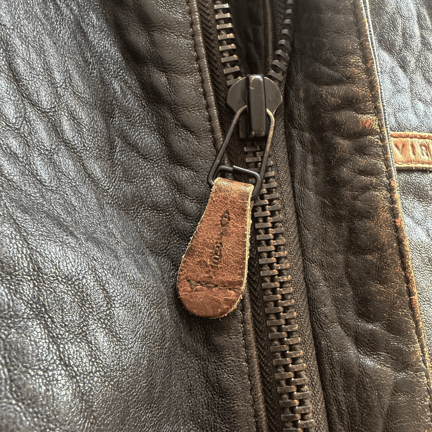 Avirex 'Lucky Strike' A2 Leather Flight Jacket - S / M | S / M, Red