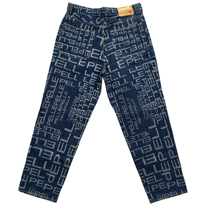 90's Pelle Pelle Monogram Jeans - W32"