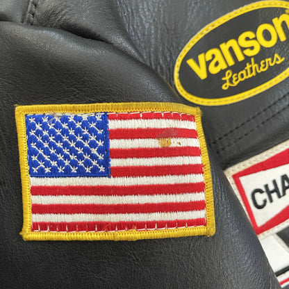 Vanson Leathers Motorcycle Racer Jacket - M