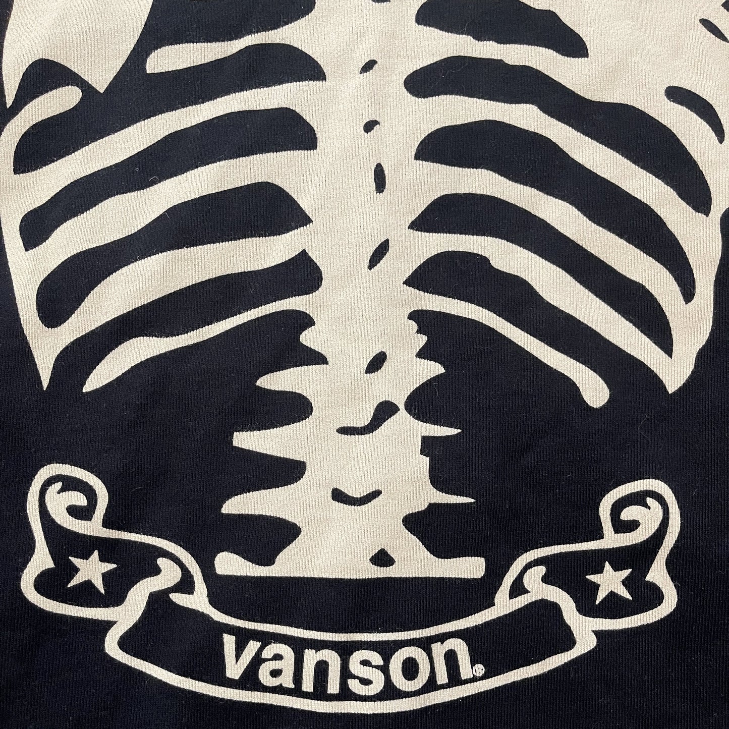 Vanson Leathers Skeleton Hoodie - XXL | XXL, Black