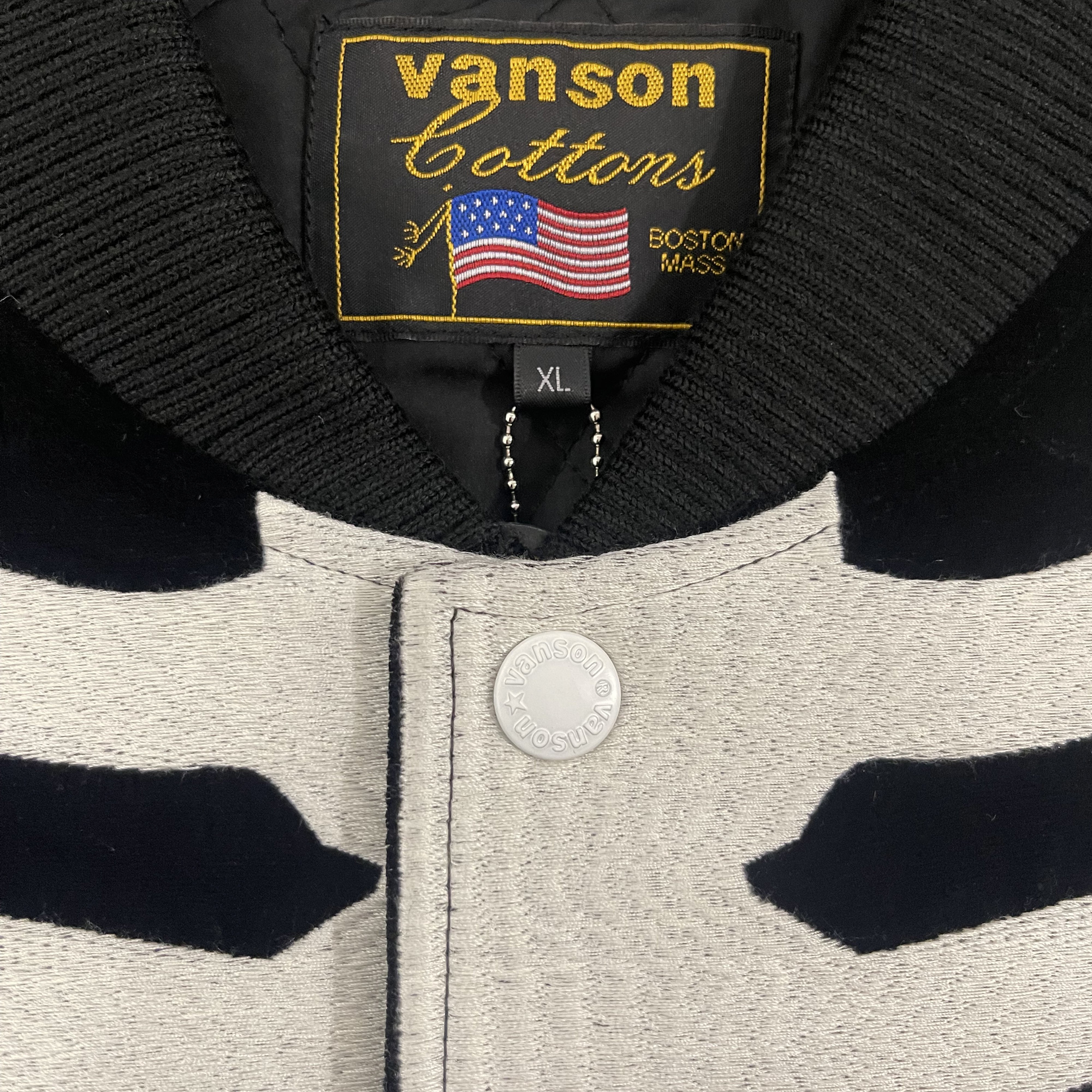 Vintage Vanson Leathers 50th Anniversary Skeleton Bomber Jacket