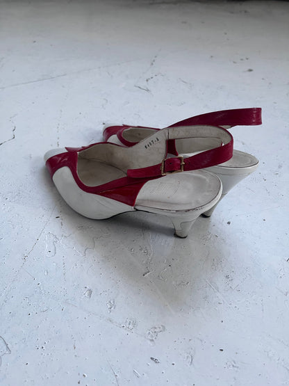 2000s lanvin heels | WHITE, White and Red