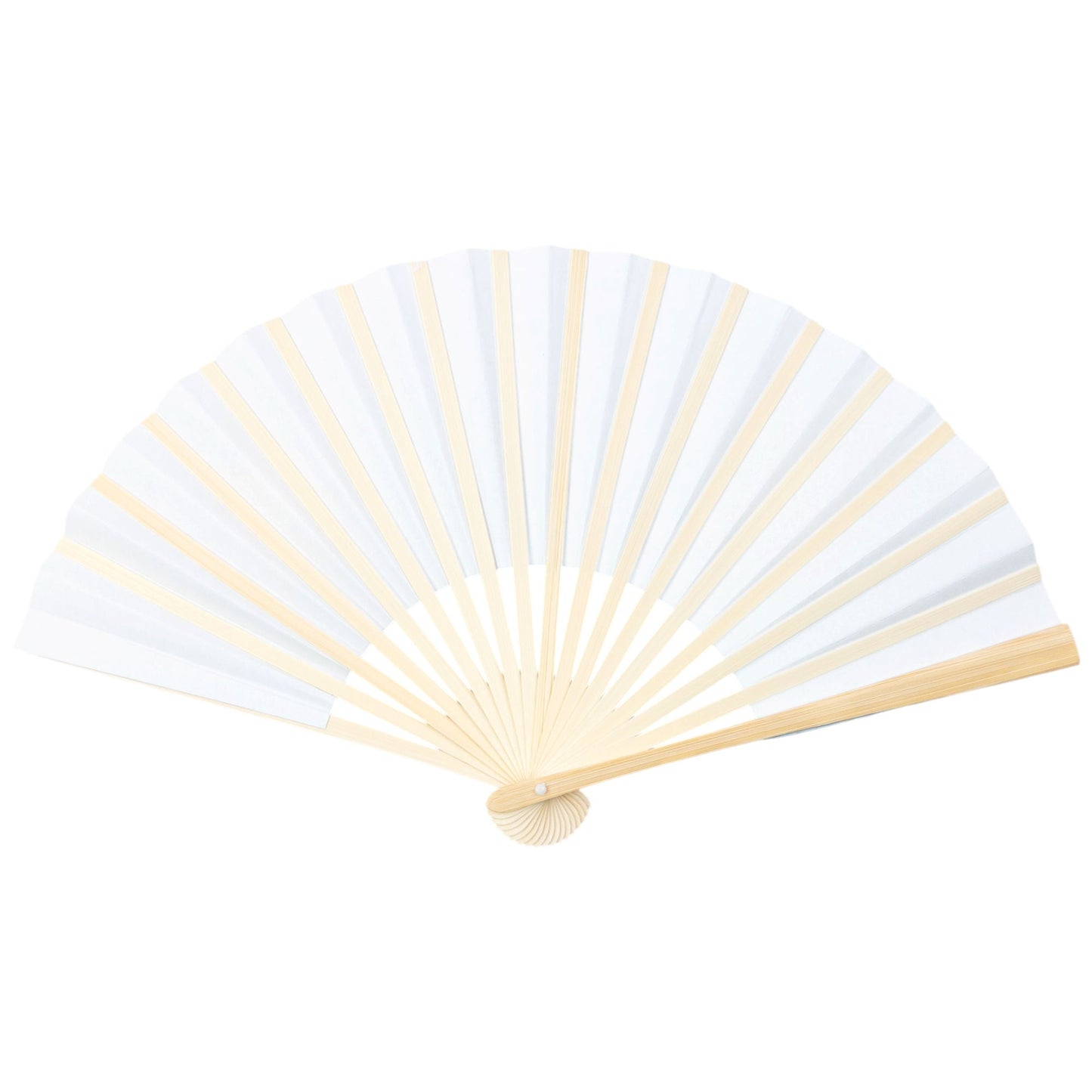 Vintage 2000s Dolce & Gabbana Light Blue Sun Paper Hand Fan | O/S, Blue
