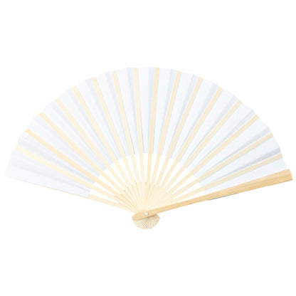 Vintage 2000s Dolce & Gabbana Light Blue Sun Paper Hand Fan | O/S, Blue