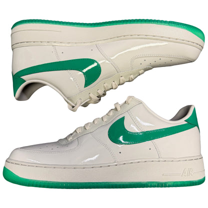 Nike Patent Air Force 1 In White & Green (11UK/12US)