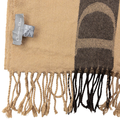 Vintage 2000s Dior Wool Tassel Scarf
