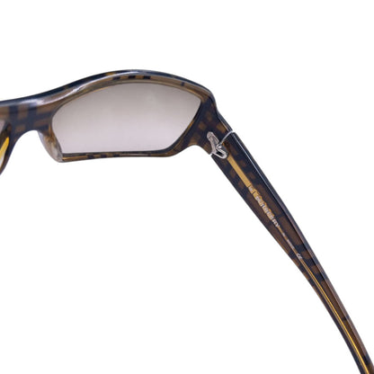 Vintage Burberry Nova Check Embossed Tortoise Shell Sunglasses