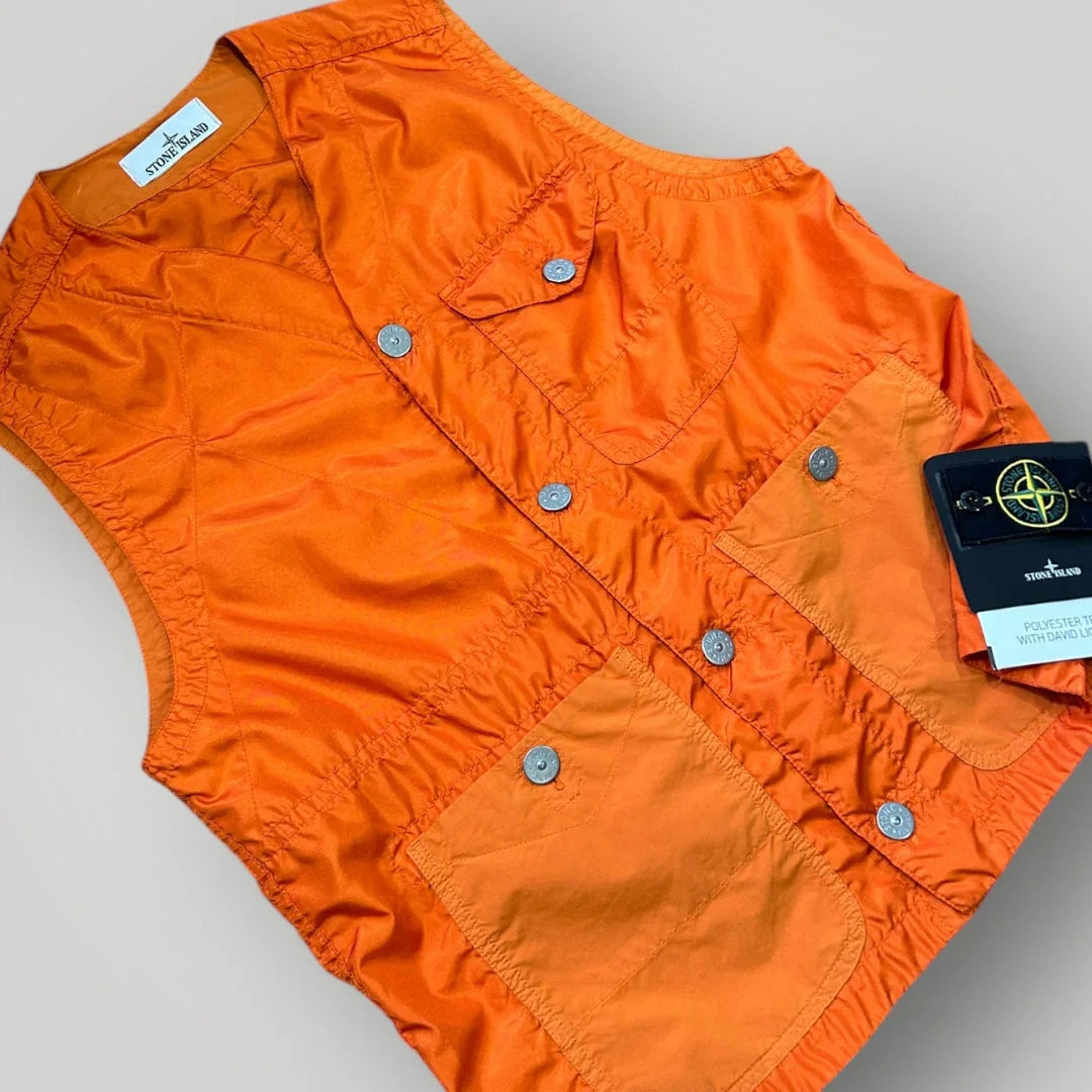 Stone Island SS/24 Polyester Tela David light-TC Gilet L
