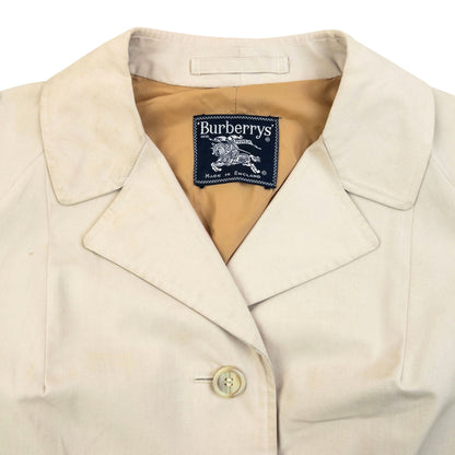 Vintage 80s Burberry Commuter II Trench Jacket Womens Size XL | XL, Beige