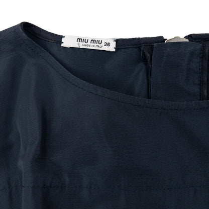 Vintage 2000s Miu Miu Dress Womens Size S | Small, Navy