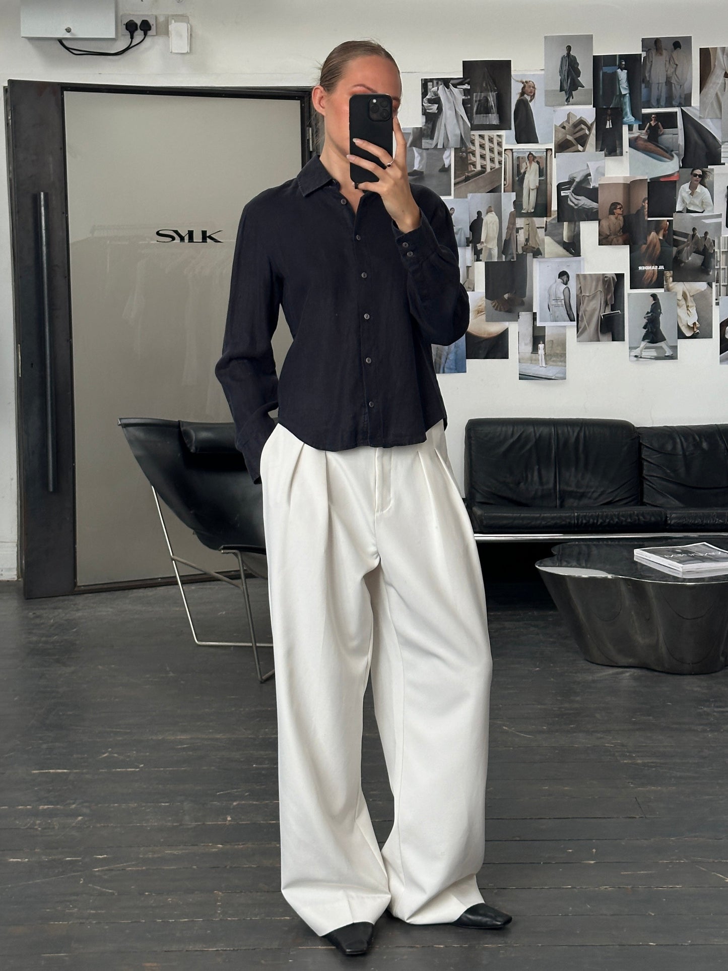 Armani Jeans 2000s Pure Linen Shirt - M