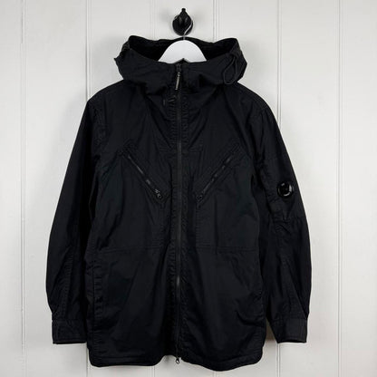 CP Company Canvas Zip Jacket Black (L) | Large, Black
