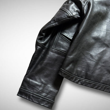 DKNY Jeans Leather Biker Jacket (2000s)