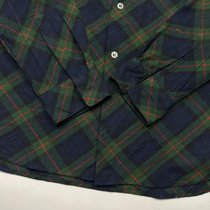 Comme Des Garçons Homme Plus Evergreen 2006 Bias Plaid Shirt - S/M