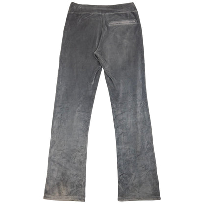 Vintage Burberry Ruched Velour Zip Up Hoodie & Joggers Set Womens Size S