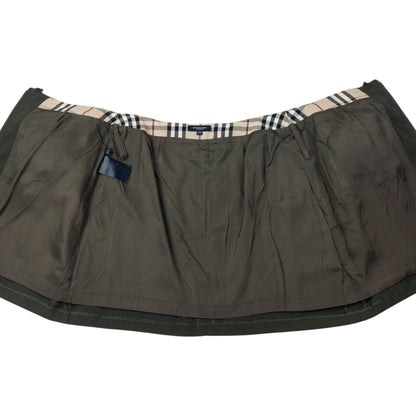 Vintage Burberry Cargo Mini Skirt Womens Size W30