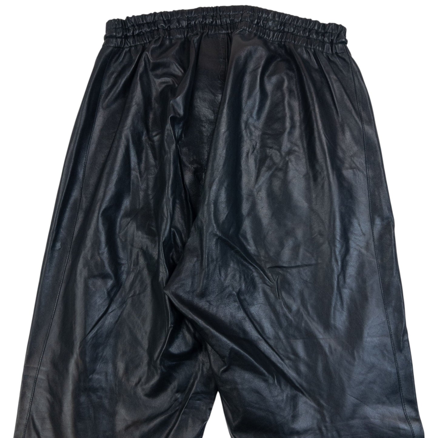 Vintage 2000s Gucci By Tom Ford Leather Trousers Size L | Large, Black