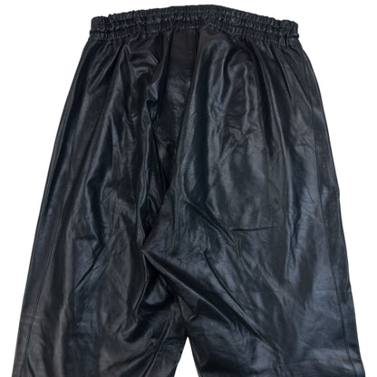 Vintage 2000s Gucci By Tom Ford Leather Trousers Size L | Large, Black