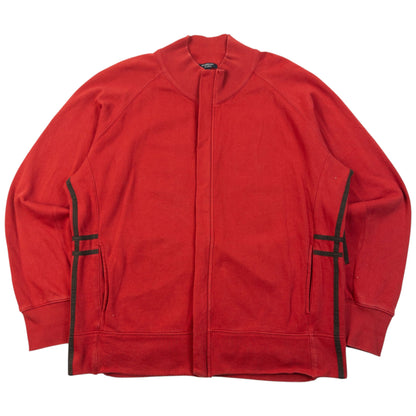 Vintage 2000s Burberry Zip Up Sweatshirt Size XL | XL, Red