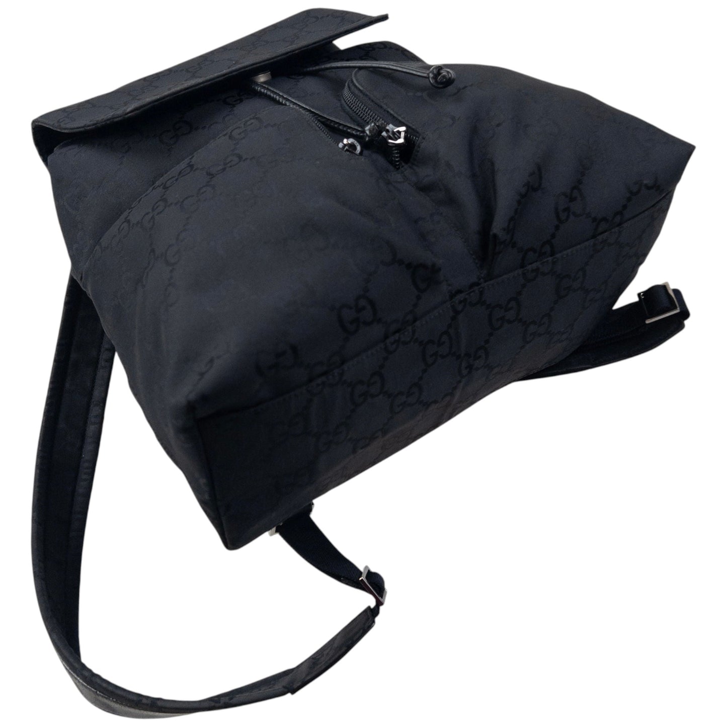 Vintage 2000s Gucci Monogram Bucket Backpack