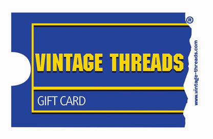 Vintage Threads Gift Card | £10.00, Blue