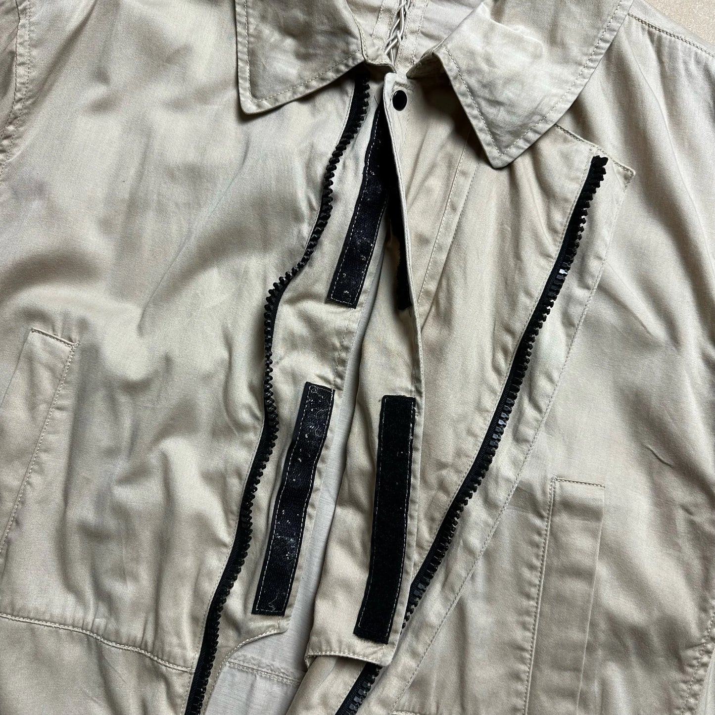 S/S 2007 Beige Raso Gommato Coach Jacket