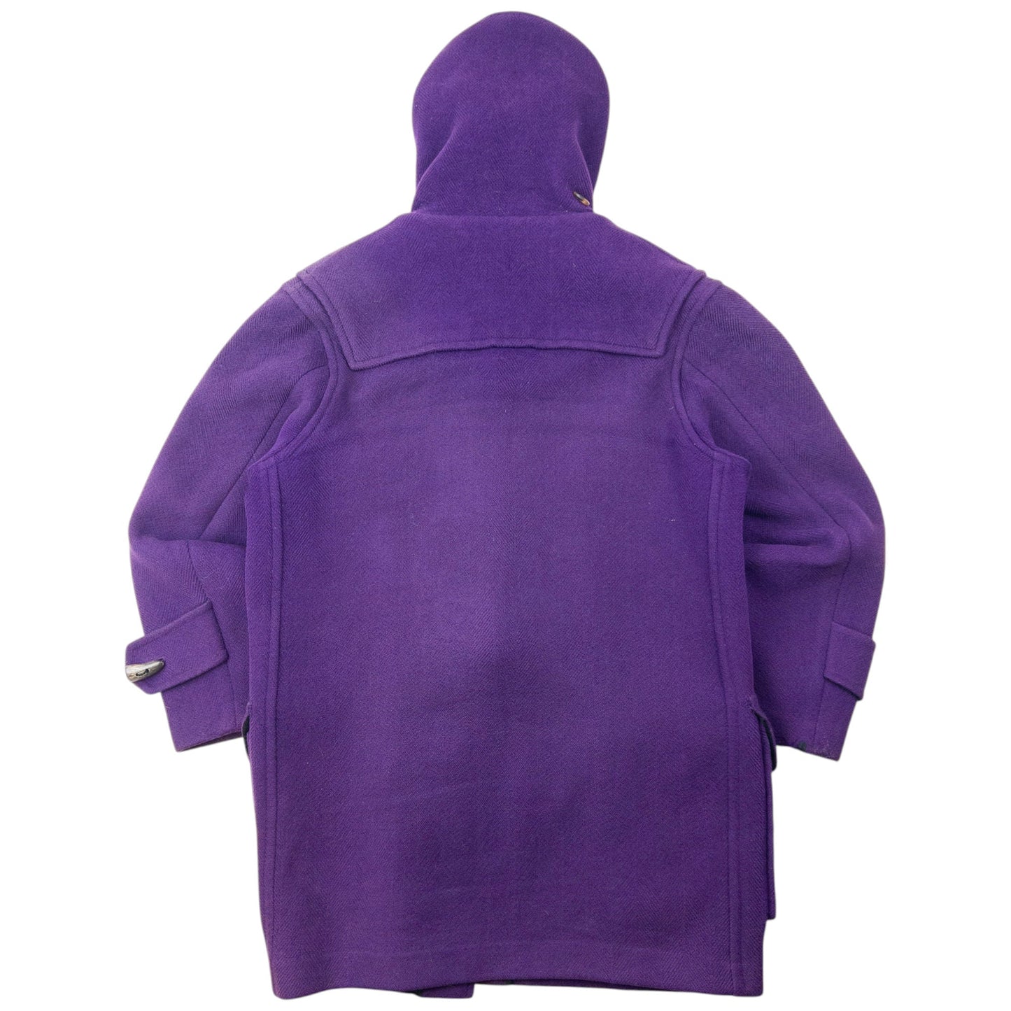 Vintage 2000s Burberry Wool Duffle Jacket Womens Size XL | O/S, Purple
