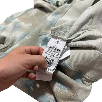 Stone Island Devore Camo Pullover Hoodie | Small, Camo