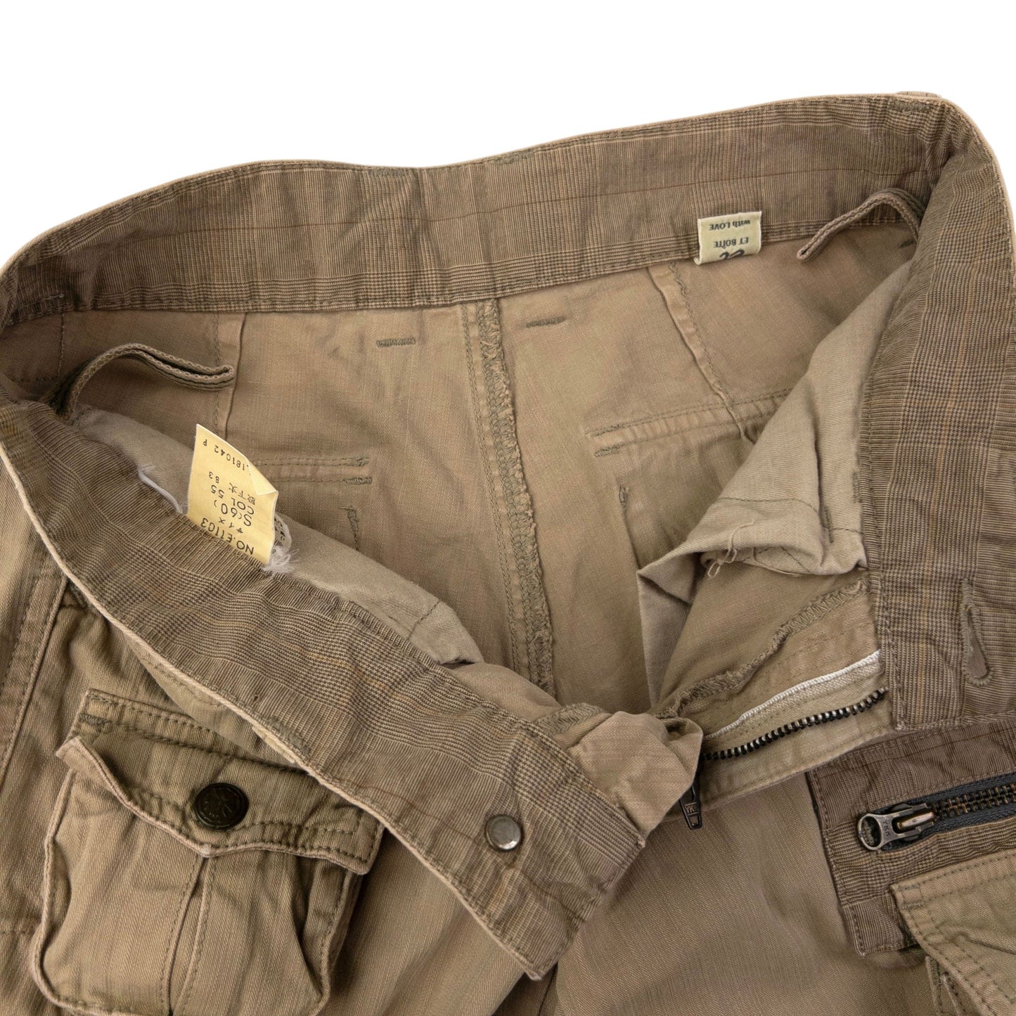 Vintage Et Boite Flared Cargo Trousers Size W28