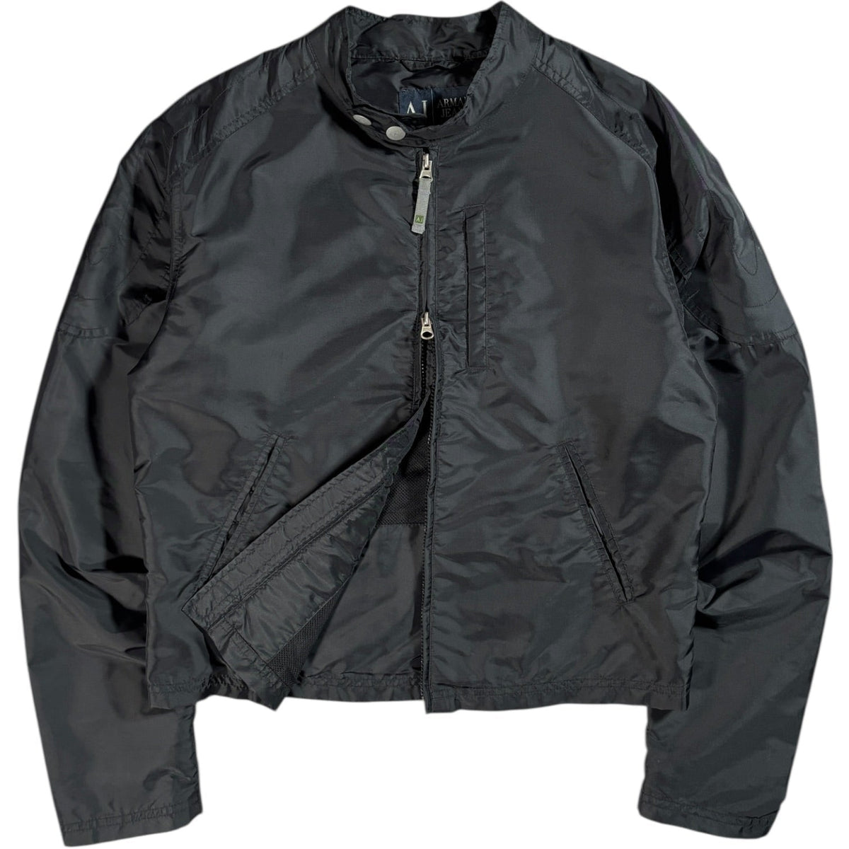 Armani Jeans 00’s Cropped Lightweight Jacket M | Medium, Black