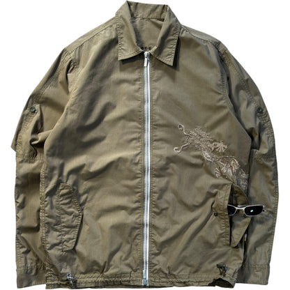 Maharishi 00’s Embroidered Dragon Utility Jacket L | Large, Multicoloured