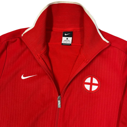 Nike England 2013/14 Track Jacket In Red ( L )