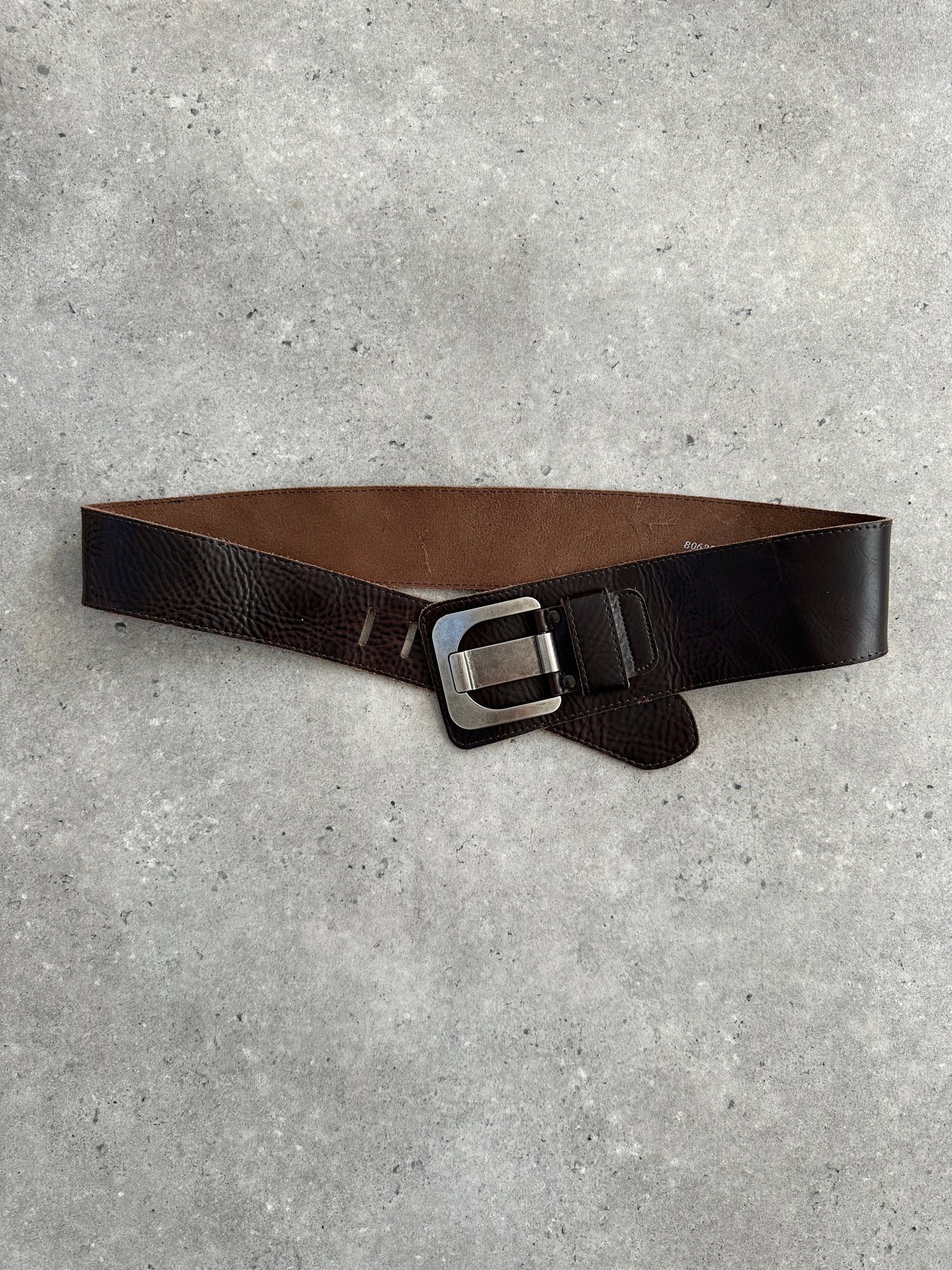 Vintage 1990s Chunky Leather Belt - W34-38