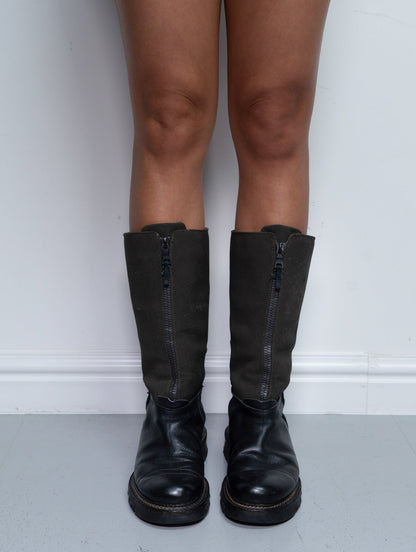 PRADA COMBAT BOOTS (EU 38) | DEFAULT TITLE, Black