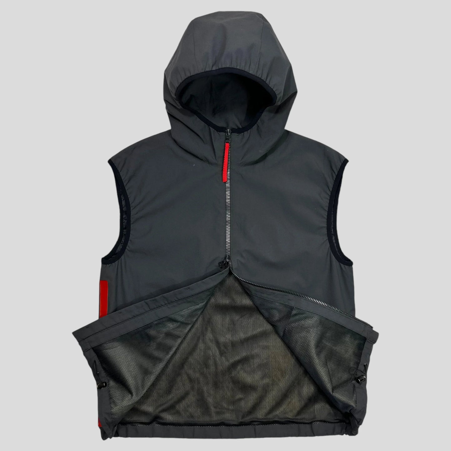 Prada Sport SS00 Asphalt Grey Goretex Sailing Gilet - IT48 (M)