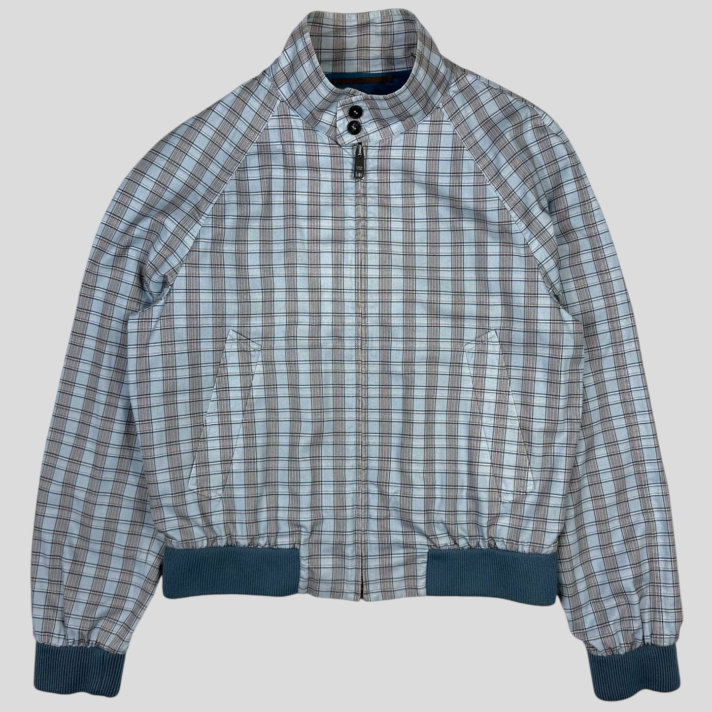 Prada SS17 Lined Cotton Checkered Bomber Jacket - IT46 (S)