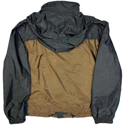Prada Jacket In Black, Brown & Blue ( XL )