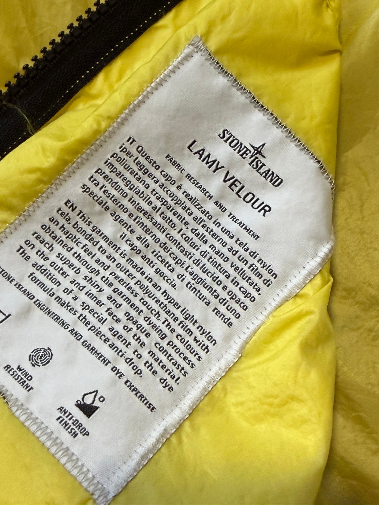 Stone Island SS/17 Lamy Velour Jacket M