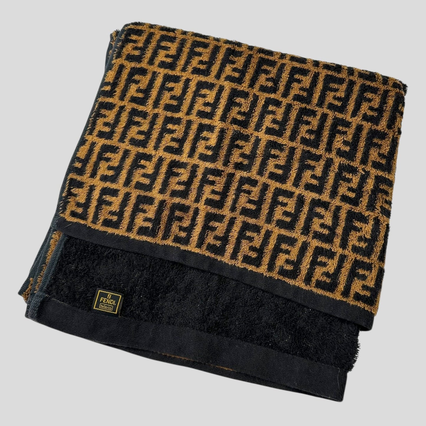 Fendi Zucca FF Reversible Cotton Towel