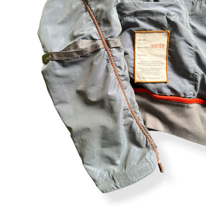 2000's Hugo Boss 'Orange' Iridescent Nylon Bomber (M) | Medium, Blue