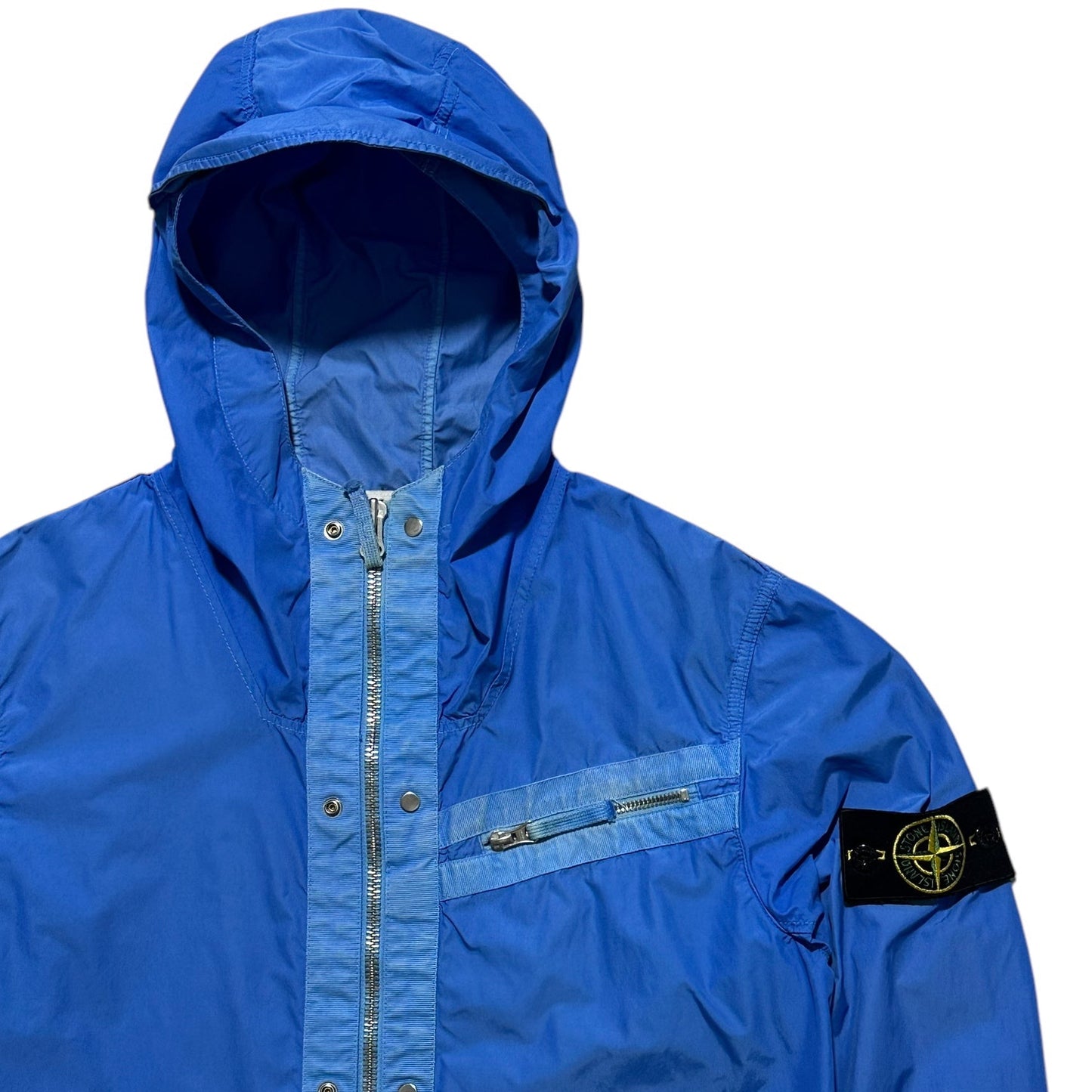 Stone Island Spalmatura Zip Up Windbreaker Jacket